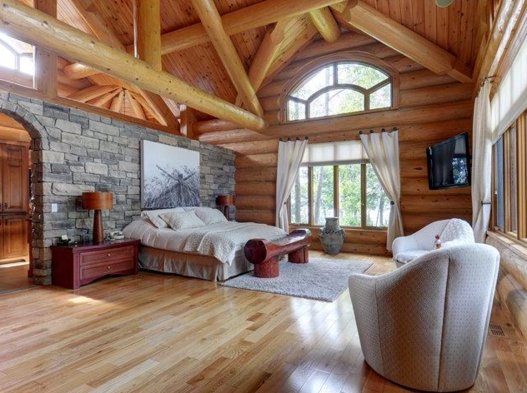 Une impressionnante maison en bois rond de 4 5 millions 224 vendre dans 
