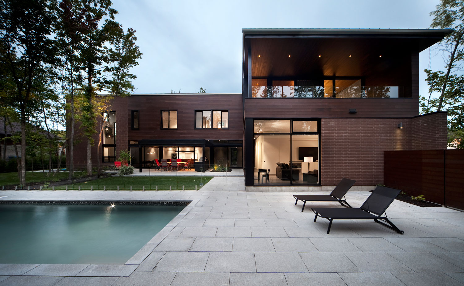 La maison véranda à boucherville une maison qui s'ouvre vers l ...