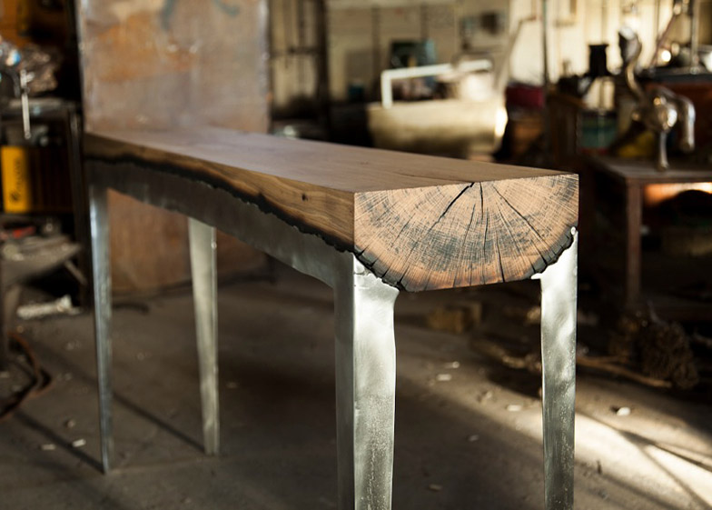 Cast-Aluminium-and-Tree-Trunk-Furniture-by-Hilla-Shamia-Studio_4