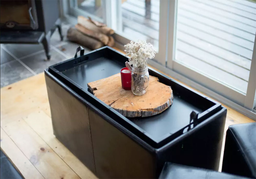 Le ome : un tout petit chalet cubique à louer sur airbnb, au fin ... Chalet désign Foret